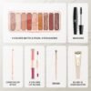 Color Nymph All In One Makeup Kit For Teens And Girls With Waterproof Handbag Makeup Kit Included 9 Colors Matte And Pearl Eyeshadow Palette Liquid Blush, Double Ended Lipgloss Concealer Brush Mascara