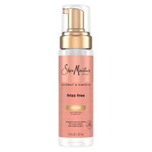 Shea Moisture Curl Mousse Coconut and Hibiscus for Frizz Control Styling Mousse with Shea Butter 7.5 oz