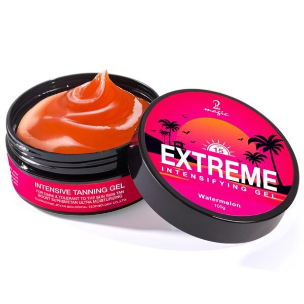 Shine Brown Tanning Gel Tan Accelerator Gel Intensive Tanning Oil for Outdoor Sun & Tanning Beds (watermelon)