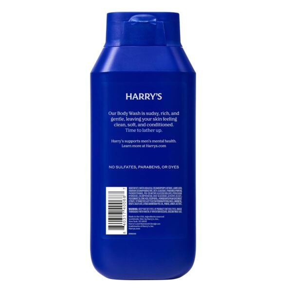 714hMCkgh8L._SL1500_.jpg Harry's Men's Body Wash - Stone - (3 Pack) 18 fl oz - Shower Gel for Men - No Parabens, Sulfates, or Dyes