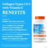 Doctor's Best Collagen Types 1 & 3 with Vitamin C, Non-GMO, Gluten Free, Soy Free, Supports Hair, Skin, Nails, Tendons & Bones, 500 mg, 240 Caps (DRB-00263)