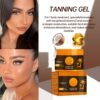 Intensive Tanning Gel, Natural Tanning Accelerator Cream Gel, Hydrating Natural Ingredients for Long Lasting Dark Tan(150g/5.29oz)