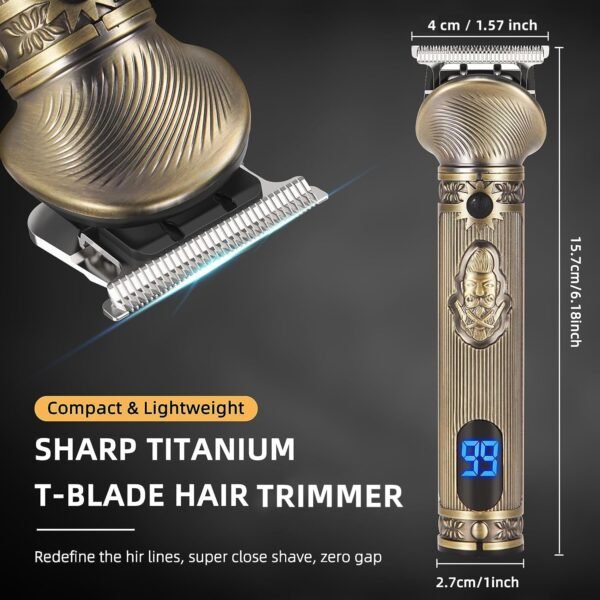 Beard Trimmer for Men, Electric Razor Shavers for Men w/Case, Cordless Hair Clipper T-Blade Trimmer, Mens Grooming Kit for Nose Ear Body Face Mustache -180 Mins Shaving, Father Gifts for Him