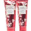 Bath and Body Works 2 Pack Japanese Cherry Blossom Ultra Shea Body Cream 8 Oz.