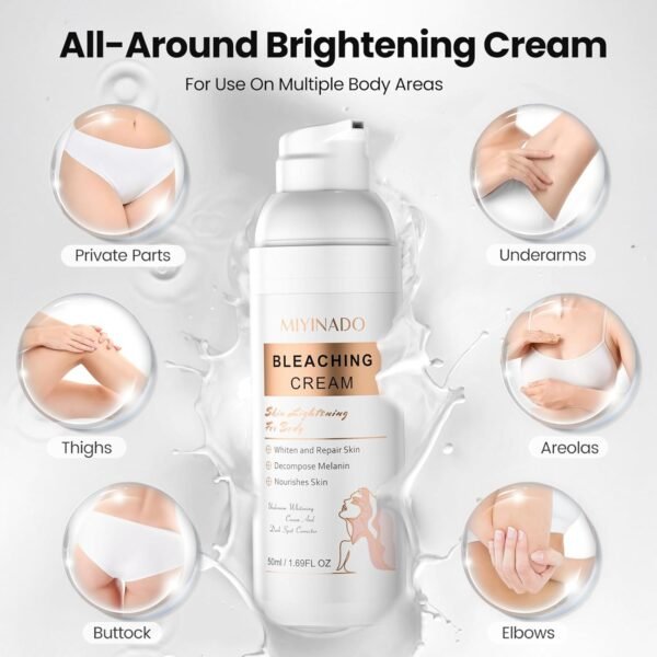 715kUwgC1JL._SL1500_.jpg Skin Lightening Cream - Vitamin C Dark Spot Remover for Underarms, Knees, Elbows & Bikini Line/whitening cream/skin bleach (50ml/1.69FL.OZ)