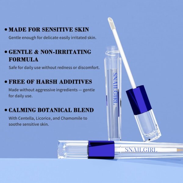 Kean Beauty Eyelash & Brow Growth Serum Set – Natural Biotin Formula to Enhance Lashes & Brows – 3ml x 2 – Gentle Formula for Sensitive Skin, Nourishing & Soothing