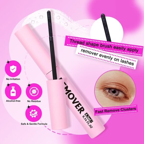 Eyelash Extension Kit 320pcs Lash Clusters D Curly 9-16mm Mix 40D Individual Lashes with Lash Bond and Seal and Remover Lash Applicator for Lash Extension Beginners