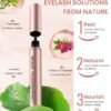 Natural Cosmetic Eyelash Serum for Longer, Thicker Lashes & Brows, Boost Lash Serum Vegan & Cruelty-Free - Niacinamide, Centella Asiatica Leaf Extract (10 mL Pink)