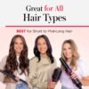 REVLON One-Step Volumizer Hair Dryer and Styler – Easy Salon-Style Blowouts – Less Frizz, More Shine, and Reduced Heat Damage, for All Hair Types and Lengths (Black)