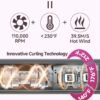 716Bo3Cx-5L._AC_SL1500_.jpg 5 in 1 Hair Dryer Brush WindBlow Magic Styler, 110,000 RPM High-Speed Turbo Blow Dryer Brush, Professional 500 Million Negative Ionic Hair Dryer, Fast Drying for Curling Volumizing Air Styling