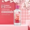Bath Gift for Women and Girls, Japanese Cherry Blossom Spa Set With Natural Extracts, 3PCS Set - Shower Gel, Lotion, Mist, Personal Self Care Kit, Body Care Travel Set