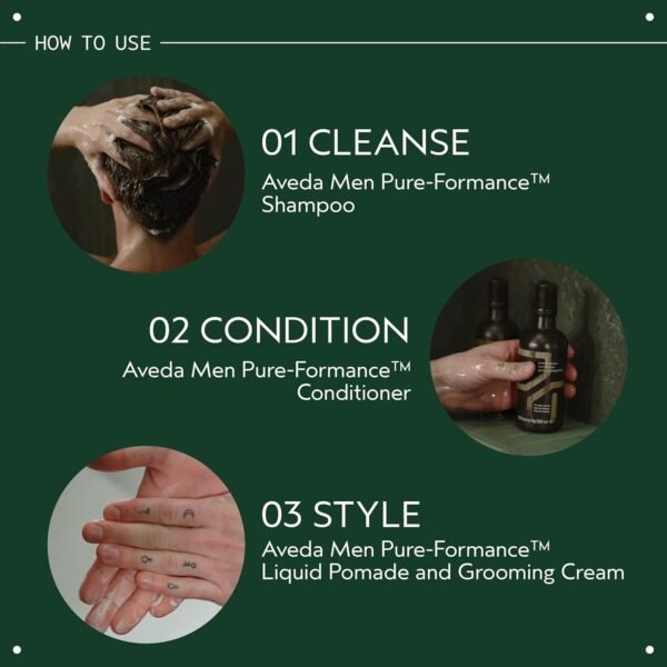 716C30k85aL._SL1500_.jpg Aveda Men Pure-Formance Grooming Cream | Medium Hold | Adds Moisture and Shine, 4.2 Fl Oz