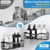 716IRb73LL._AC_SL1500_.jpg Adhesive Shower Caddy, 5 Pack Rustproof Stainless Steel Bath Organizers With Large Capacity, No Drilling Shelves for Bathroom Storage & Home Decor