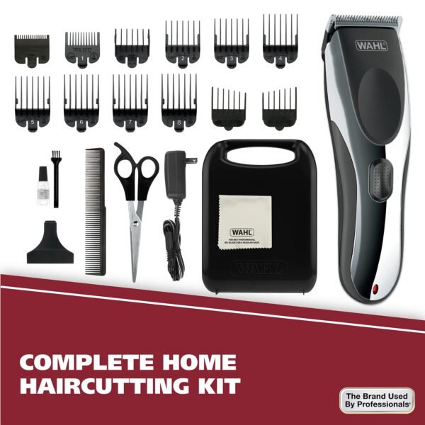 Wahl Clipper Rechargeable Cord/Cordless Haircutting & Trimming Kit for Heads, Longer Beards, & All Body Grooming - Model 79434