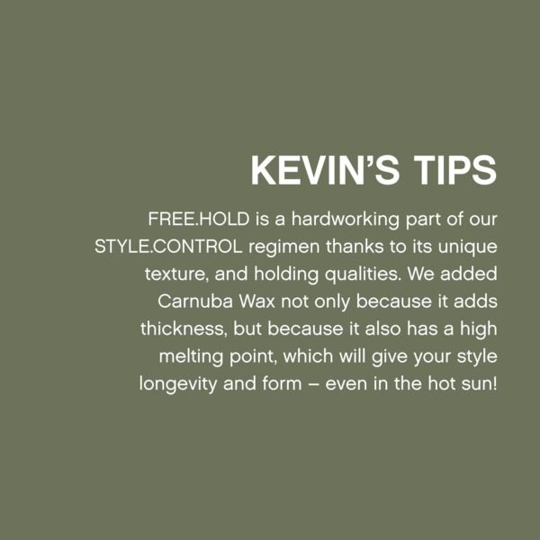 716b1BoKjL._SL1500_.jpg KEVIN.MURPHY FREE.HOLD - Hair Styling Paste - For All Types - Medium Hold - Hair Breakage Prevention - Styling Product - Paraben Free Hair Care - 100 g / 3.5 oz