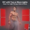 Red Light Therapy Lamp, Red Light Therapy for Body, Infrared Light Therapy Panel for Face with Stand, 660nm Red and 850nm Near Infrared LED Red Light Therapy Device at Home for Face and Body (2 Pack)