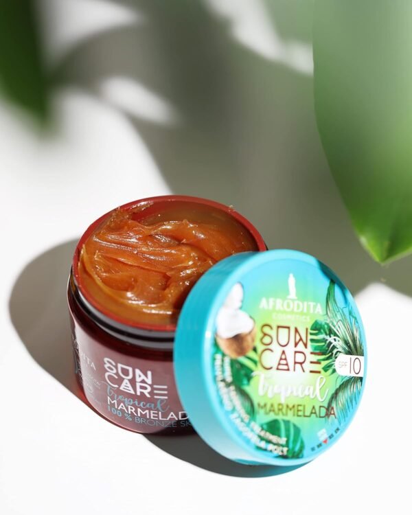 SUN CARE Marmelada TROPICAL F10 SPF10 VEGAN Fast Tanning Jam Bronze skin 6.76 FL Oz/ 200ml