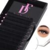 717PDoOpT5L._SL1500_.jpg DF Lash Extension Volume Lash Extensions 0.03 CC Curl 8-15mm Mixed Tray Individual Lash Extensions Classic Eyelash Extensions Soft Matte Black Single Lashes Professional Salon Use