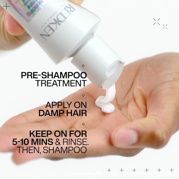 Redken Acidic Bonding Concentrate Treatment For Damaged Hair Repair - Deep Conditioning Intensive Mask, Provides Smoother & Stronger Hair