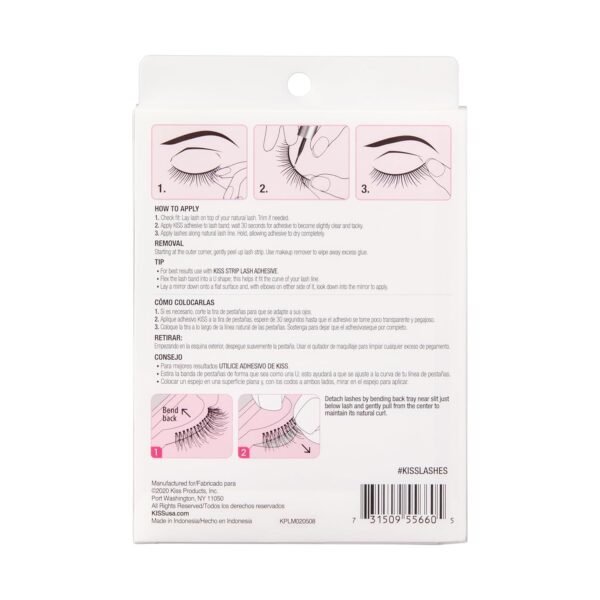 KISS So Wispy False Eyelashes Multipack #11, Full Bouncy Volume & Curl, Signature Wispy Effect, Quality Synthetic, Crisscross Pattern, Cruelty Free, Reusable and contact lens friendly, 5 Pairs