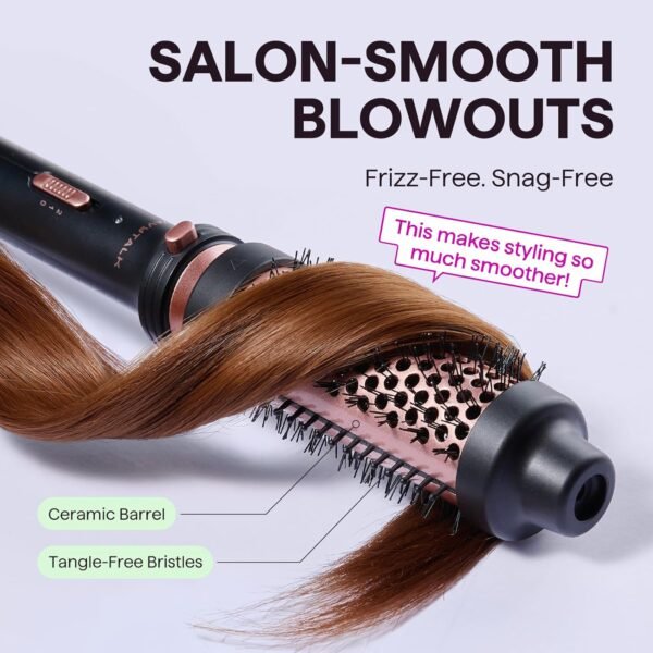 717w5zp5RiL._AC_SL1500_.jpg Wavytalk Thermal Brush, 1 1/2 inch Heated Round Brush with Detachable Head, Velvet Pouch and Dual Voltage for Travel, Easy to Create Blowout Look, Rose Gold
