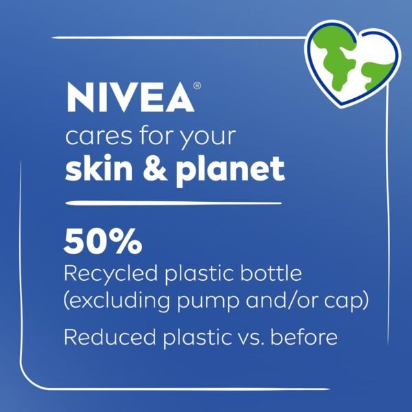 NIVEA Essentially Enriched Body Lotion for Very Dry Skin with Hyaluronic Acid, Almond Oil and Deep Nourishing Serum, 72-Hour Body Moisturizer, 16.9 Fl Oz Pump Bottle