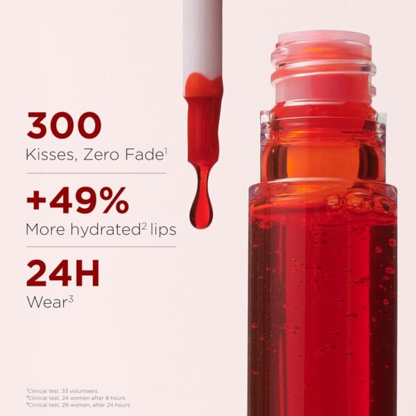 7183Sk4uhCL._SL1500_.jpg Clarins NEW Water Lip Stain | Long Lasting, Transfer-Proof, Lightweight and Kiss Proof | Buildable Matte Finish | Contains Hyaluronic Acid | 0.2 Fluid Ounces