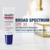 718DrYx6OXL._SL1500_.jpg Aquaphor Lip Protectant and Sunscreen Ointment - Broad Spectrum SPF 30 - Relieves Chapped Lips - .35 fl. Oz. Tube