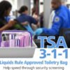 718YKVZmiVL._AC_SL1500_.jpg 4Pack Clear Makeup Bags Waterproof Organizer Bags with Zipper Transparent Travel Cosmetic Bag TSA Approved Toiletry Bag Pouch Case for Vacation Airport Airline Compliant (Multicolour, Medium)