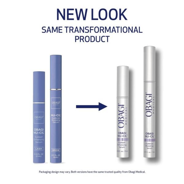 Obagi Nu-Cil Eyelash Enhancing Serum & Eyebrow Boosting Serum Set – Clinically Proven Formulas for Thicker & More Defined Looking Lashes & Fuller Looking Eyebrows