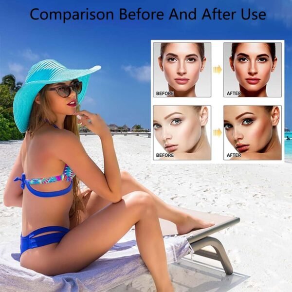 Luxury Intensive Tanning Gel, Natural Tanning Accelerator Cream Gel for Sunbeds & Outdoor Sun (1Pcs)