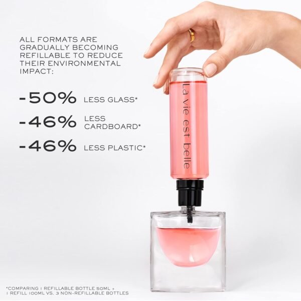 71918Z750SL._SL1500_.jpg Lancôme La Vie Est Belle Eau de Parfum Refillable Duo - Floral & Sweet Women's Perfume Set Including 3.4 Fl Oz & Refill 3.4 Fl Oz