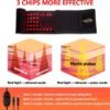 Red Light Therapy Belt, Infrared Light Therapy Wrap Red Light Therapy Device for Body with Timer for Back Shoulder Waist Muscle Pain Relief for Women Men