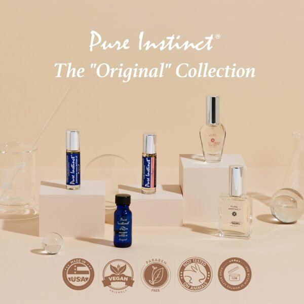 71AF7hs5rDL._SL1500_.jpg Pure Instinct Roll-On - The Original Pheromone Infused Essential Oil Perfume Cologne - TSA Ready (The Original - Unisex)