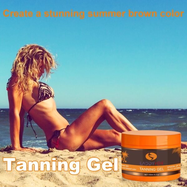 Luxury Intensive Tanning Gel, Natural Tanning Accelerator Cream Gel for Outdoor Sun 150 ml / 5 oz