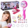Kids Hair Styling Kit with Multicolor Beads, Hair Braiding Tool, DIY Hair Accessories Set, Ages 8+