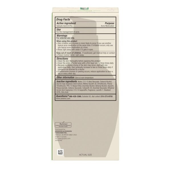 71Az-DMKCXL._SL1500_.jpg Aveeno Positively Radiant Clear Complexion Face Moisturizer, Acne Facial Moisturizer with Soy and Salicylic Acid for Oily Skin, Hypoallergenic Formula, Paraben-Free, Non-Comedogenic, Pump, 4 FL OZ
