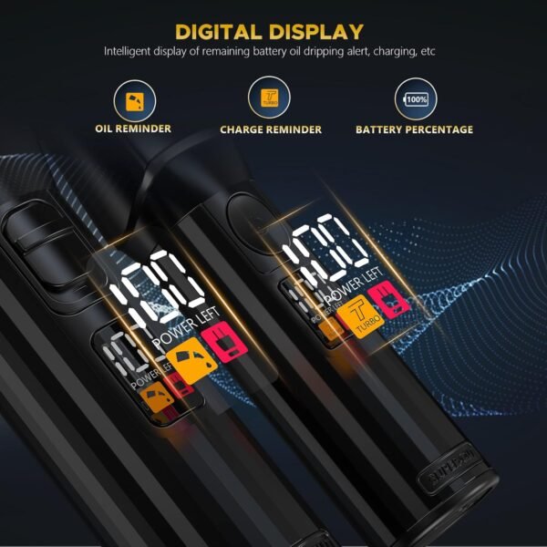 Professional Hair Clippers for Men Cordless Trimmers Kit with LED Display Beard Trimmer for Kid Cordless Beards Trimmer Haircut Grooming Kit Gift for Men Women Barber Kids (Black)