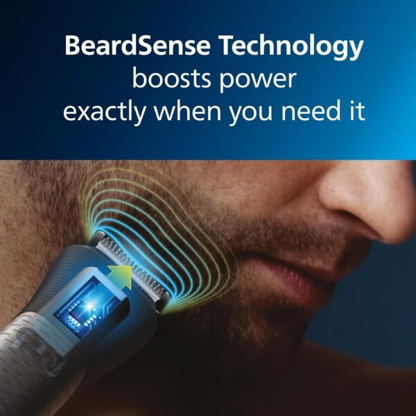 Philips Norelco Multigroom 9000 Series, All-in-One Trimmer, Beard Trimmer and Hair Clipper, 23-Piece Men's Grooming Kit for Beard, Body, Face, Nose, Ear and Intimate Areas, MG9520/50