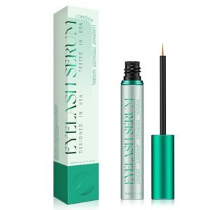 Eyelash Serum:Enhances,Promotes Natural Growth,Longer,Thicker,Stronger,Healthier Lashes.Cruelty-Free, Suitable for Sensitive Eyes & Hypoallergenic Skin.0.1 Fl. Oz (3 ML) 2-Month Supply.