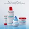 Eucerin Advanced Repair Body Lotion for Very Dry Skin, Unscented Lotion Formulated with Ceramides, 16.9 Fl Oz Bottle