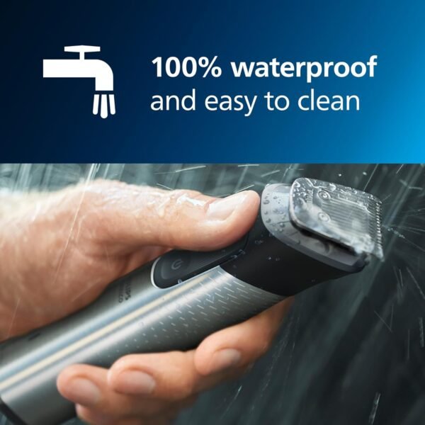 Philips Norelco Multigroom 9000 Series, All-in-One Trimmer, Beard Trimmer and Hair Clipper, 23-Piece Men's Grooming Kit for Beard, Body, Face, Nose, Ear and Intimate Areas, MG9520/50