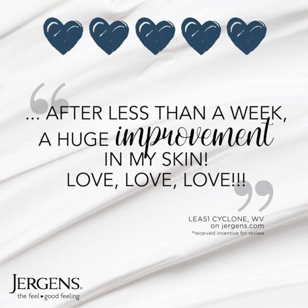 Jergens Skin Firming Body Lotion for Dry to Extra Dry Skin, Skin Tightening Cream with Collagen and Elastin, Dermatologist Tested, Hydralucence Blend Formula, 16.8 Oz, Pack of 3