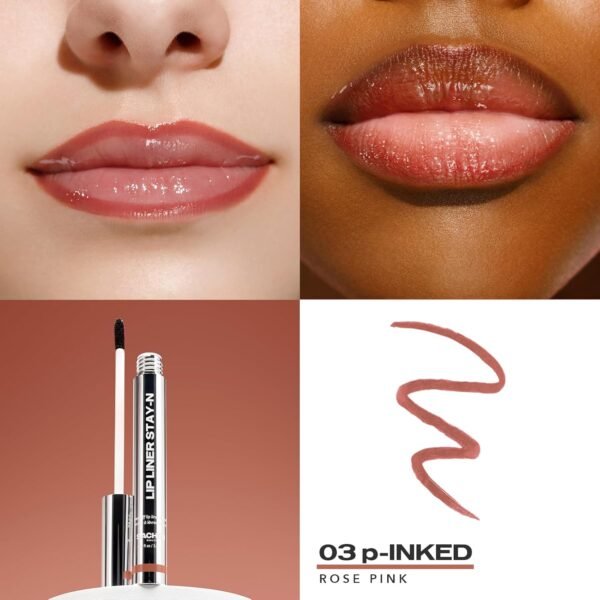 71CgAfSXyWL._SL1500_.jpg Sacheu Lip Liner Stay-N Peel Off Lip Stain — Long Lasting Matte Lip Tattoo Transfer Proof Lipstain Infused with Hyaluronic Acid & Vitamin E for All Skin Types — Vegan & Cruelty-Free, p-INKED