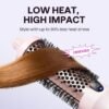 71D5rI8woOL._AC_SL1500_.jpg Wavytalk Thermal Brush, Blowout Boost 1.5 inch Heated Round Brush for Blowout Look, Dual Voltage, Pink, Sakura, Tourmaline Ceramic, Negative Ion Technology, 5 Temperature Settings, Less Damage