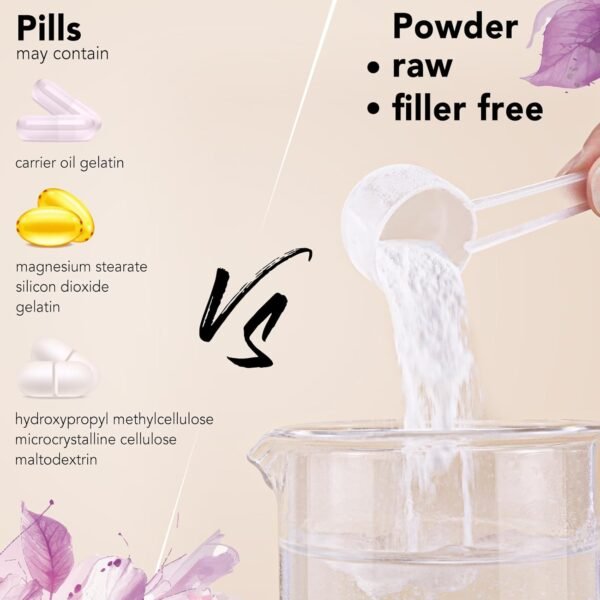 VEV Multi Collagen Peptides Powder, 1 lb – Type I, II, III, V, X, Hydrolyzed Collagen, Hyaluronic Acid Power, Biotin, Vitamin C, Supports Skin, Unflavored, Dissolves Easily (Packaging May Vary)