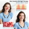 Red Light Therapy for Nose & Ears, 2-in-1 Infrared Nasal Therapy Device, Red Light Therapy for Ear Relief, Portable Light-weight Soothing Device with Neck-Hanging Design, Auto Timer, Rechargeable