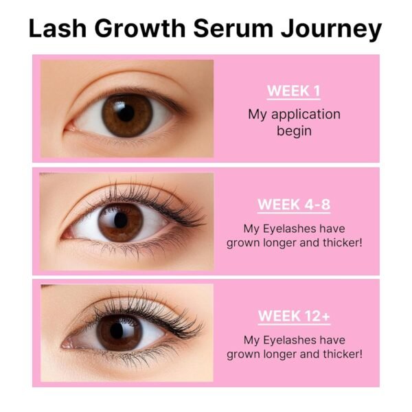 Korean Lash Serum - Sérum Para Pestañas Eyelash to Grow Lashes Eyebrow Eyelash Growth Suero Para Crecimiento Suero