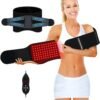 KingPavonini Red Light Therapy Belt, 3 in 1 Red Light Therapy for Body with Compression Strap, 630 & 660 & 850nm Infrared Light Therapy for Shoulder Waist Back Pain Relief, Decrease Inflammation