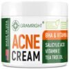 Acne Treatment Face Cream - Acne Spot Treatment for Face & Acne Dots - Tea Tree Oil for Acne - Natural Cystic Acne Treatment -Made in USA- For All Skin Types - Acne Scar Cream & Pimple Remover 4 fl.oz